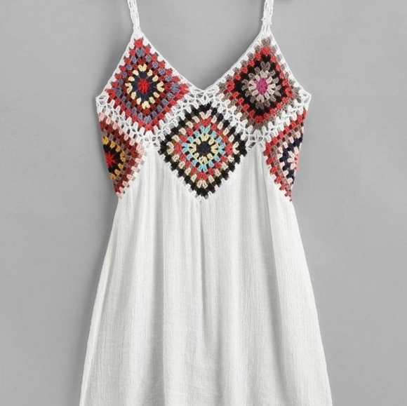 Granny Square vintage boho top - Picture 4 of 8